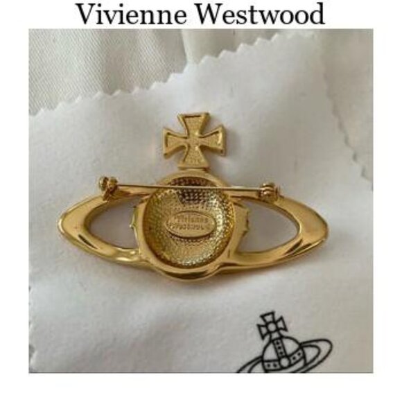 Vivienne Westwood iridescent rainbow star orb gold bracelet - Picture 2 of 2